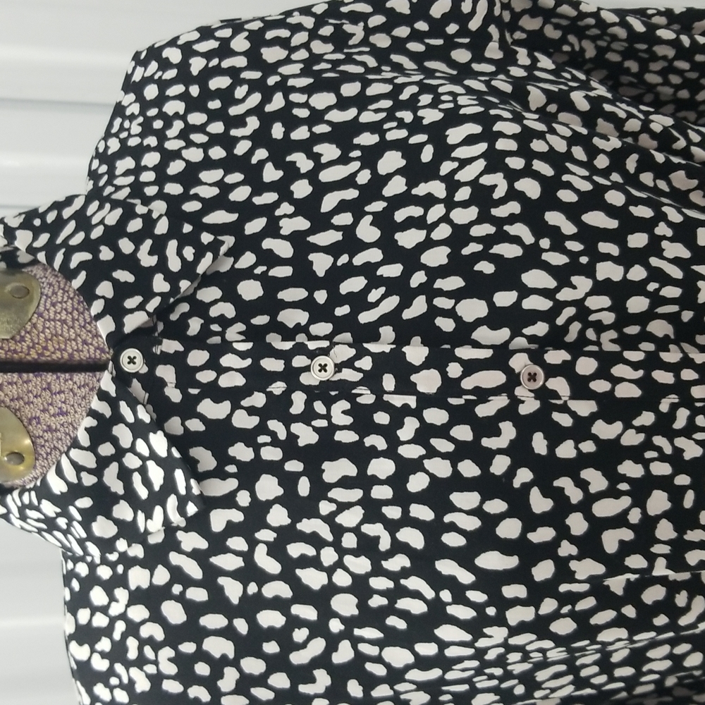 Forever 21 Black and White Printed Dress - Picture 3 of 9